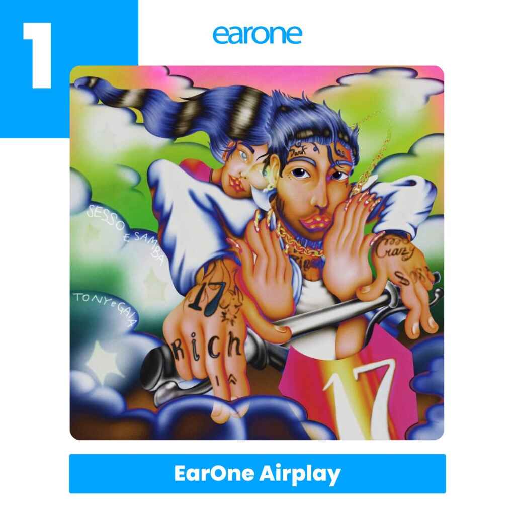 “Sesso e Samba” di Tony Effe e Gaia guida la classifica EarOne Airplay