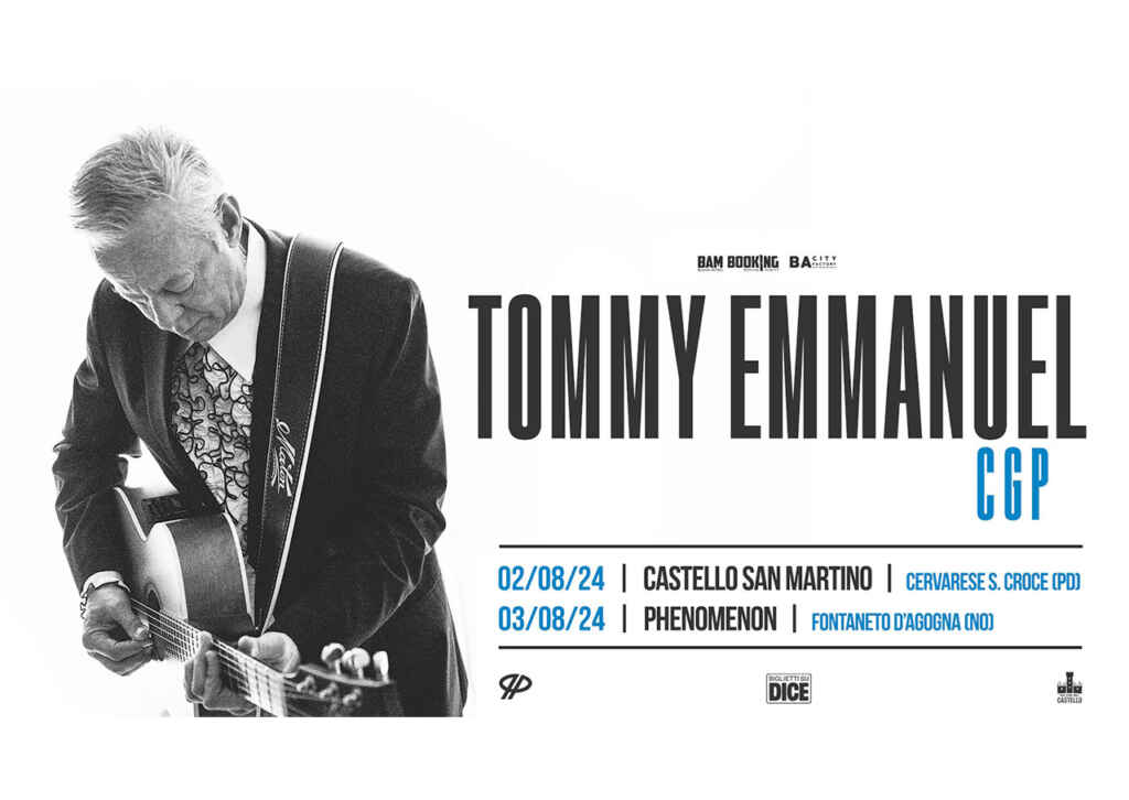 TOMMY EMMANUEL E LA SUA MAGICA CHITARRA ACUSTICA TORNANO IN TOUR IN ITALIA