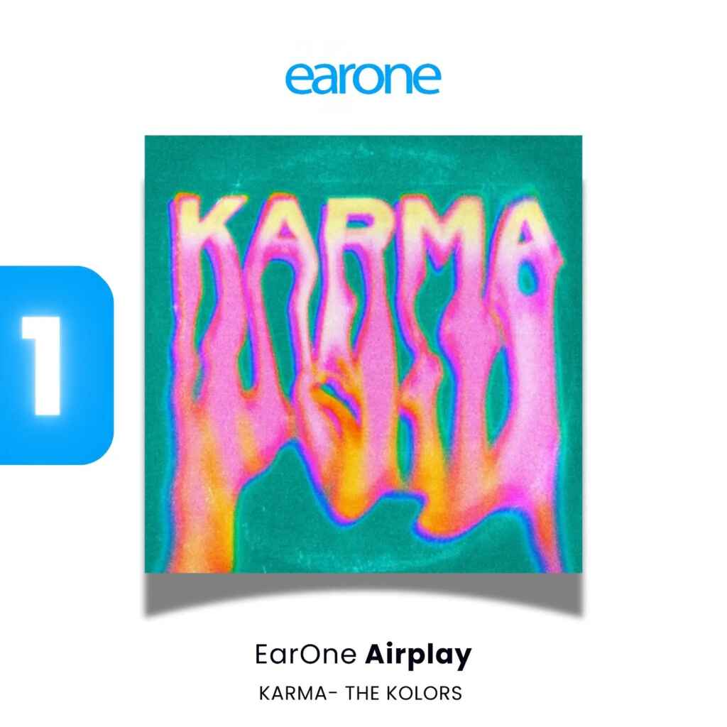 The Kolors con “Karma” al primo posto dell’EarOne Airplay