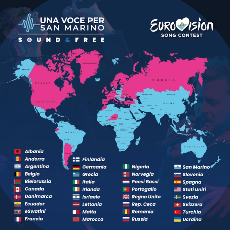 Una Voce per San Marino: boom di iscrizioni per l’edizione 2024 con artisti provenienti da ben 37 Paesi