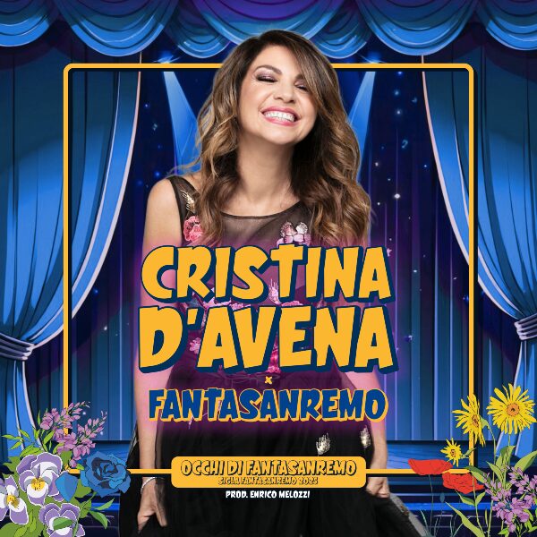 CRISTINA D’AVENA E IL M° ENRICO MELOZZI  LANCIANO “OCCHI DI FANTASANREMO”