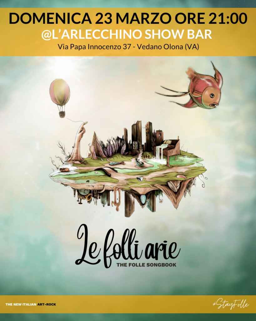 LE FOLLI ARIE Live @ L’Arlecchino Show Bar