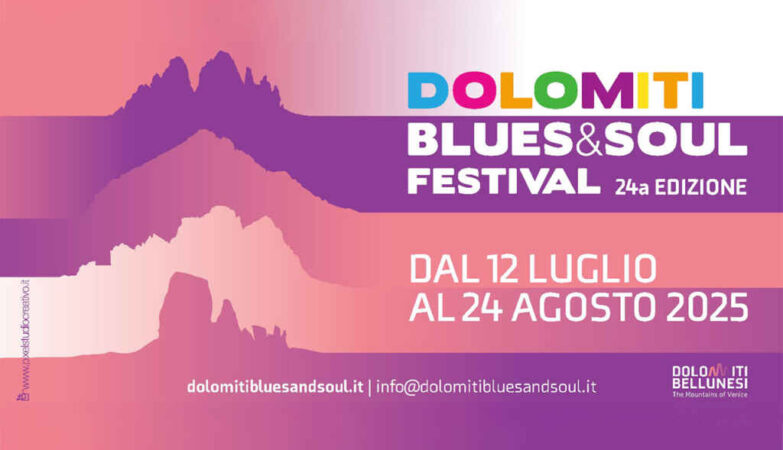 PARTE IL DOLOMITI BLUES&SOUL FESTIVAL 2025: ECCO IL PROGRAMMA PER L’ESTATE