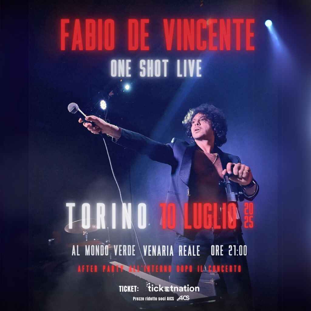 Fabio De Vincente, l’artista che ha conquistato l’Ucraina, arriva a Torino per un concerto il 10 luglio