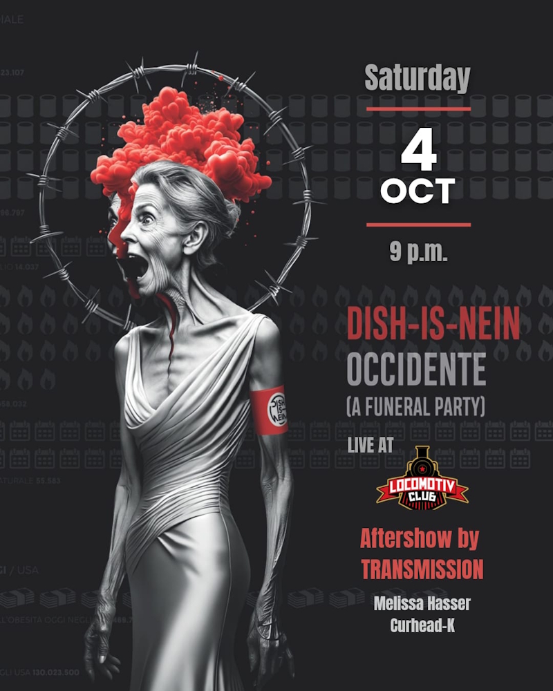 Dish-Is-Nein in concerto a Bologna: sabato 4 ottobre al Locomotiv Club