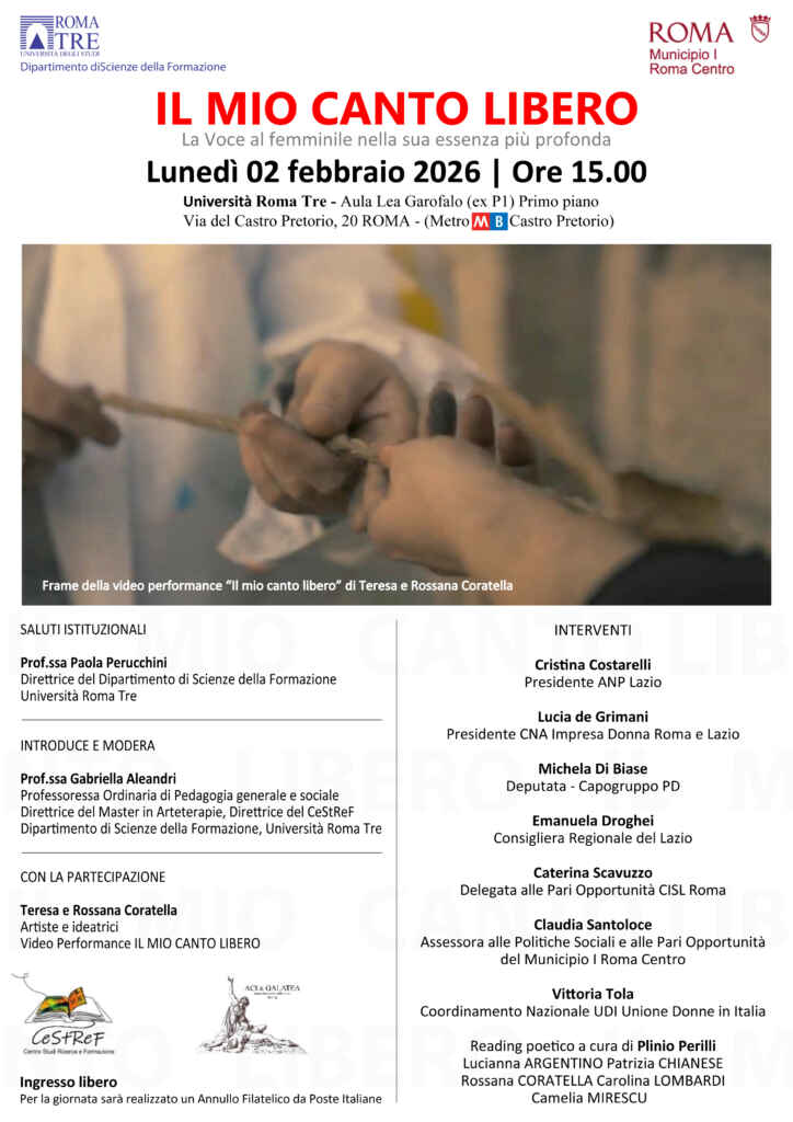 “IL MIO CANTO LIBERO”: l’Arte che ispira l’Università